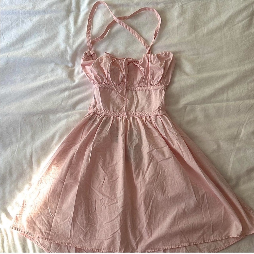 backless coquette dress